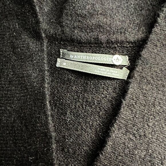 Anthropologie Dolman V-Neck Sweater in Black - Picture 8 of 8